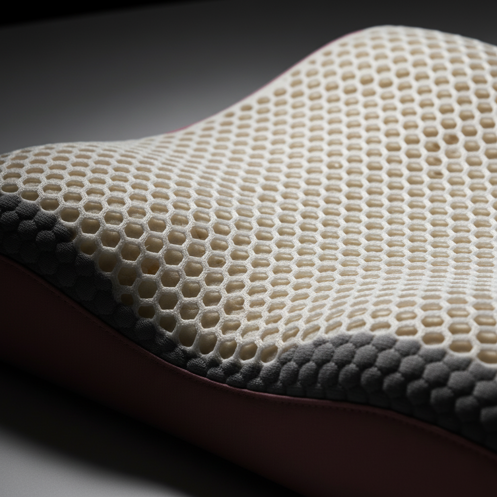Close-up honeycomb mesh ventilation surface macro dark background