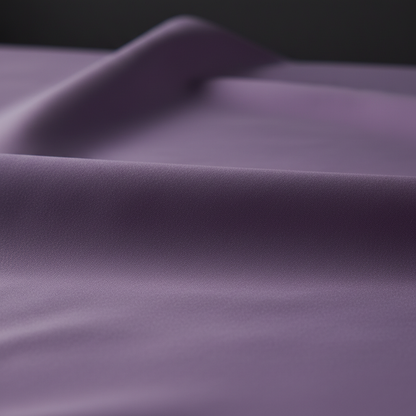 Macro close-up lavender silky microfiber fabric texture dark background