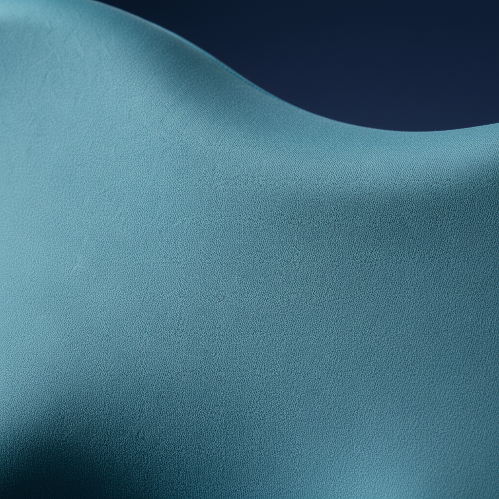 Teal lumbar pillow fabric texture close-up