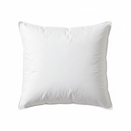 White square pillow insert pure white background