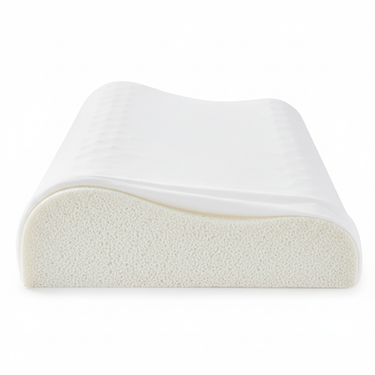 Memory foam pillow cross-section foam detail