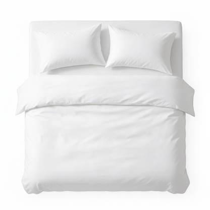 White premium duvet set clean product shot
